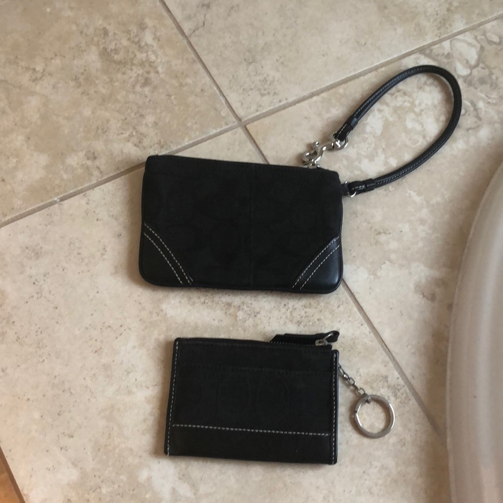 Coach wristlet & coin purse